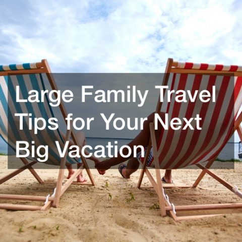 Large Family Travel Tips for Your Next Big Vacation
